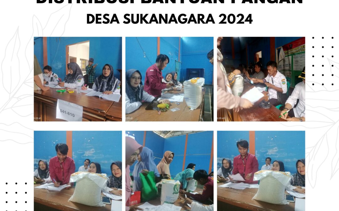 Penyaluran 1.595 Bantuan Pangan akhir tahun 2024 di Desa Sukanagara